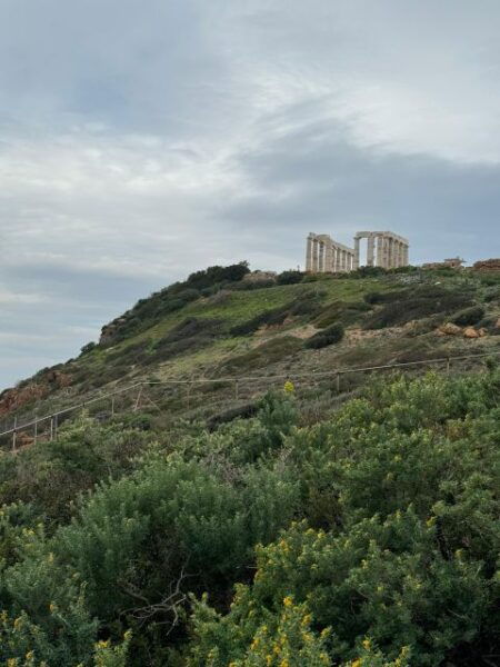 Sounio Temple of Poseidon Sunset By Athenian Riviera 4 H - Ruins of Temple of Poseidon