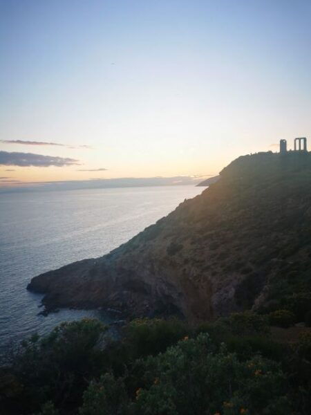 Sounio Temple of Poseidon Sunset By Athenian Riviera 4 H - Sanctuary of Athena