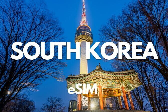 South Korea Data eSIM: 0.5GB/day to 30GB-30Days(Instant Delivery) - Good To Know