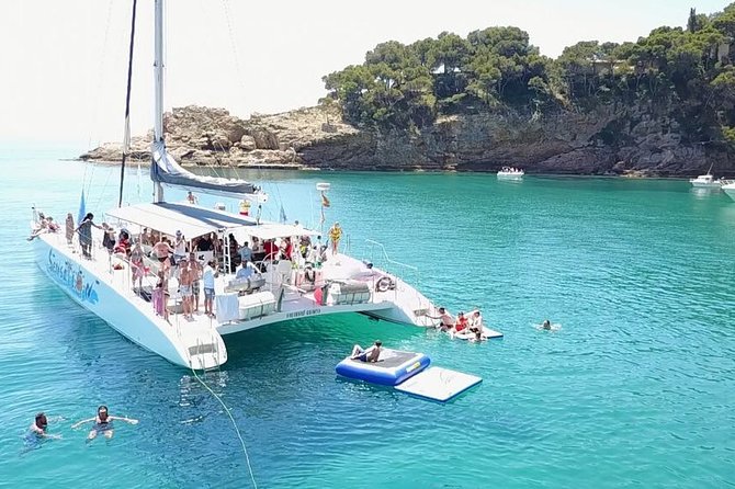 Special Tour for Groups Sailing Along the Costa Brava in a Big Catamaran. Food and Drinks Included. - The Sum Up