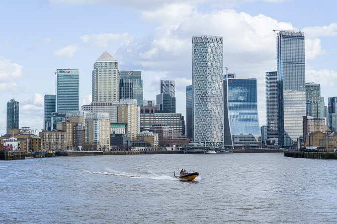 Speedboat Canary Wharf Experience To/From Embankment Pier - 45 Minutes - Common Questions