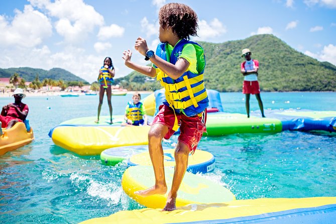 Splash Island Water Park in St Lucia - Water Park Activities and Attractions