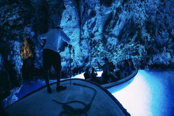 Split: Blue Cave, 5 Islands, & Snorkeling Speedboat Tour - Blue Cave: Natures Aquamarine Reflections