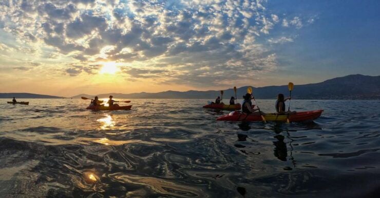 Split: Guided Sunset Sea Kayaking Tour - Kayaking Highlights and Activities