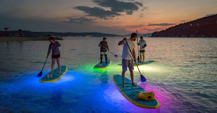 Split: Stand Up Paddleboard Night Glow Tour - Tour Details
