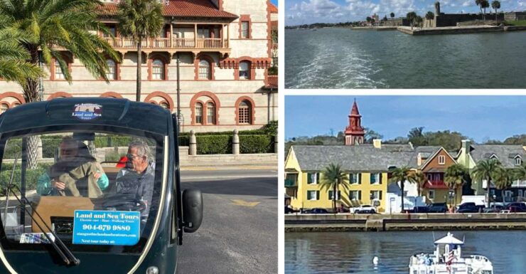 St. Augustine: Boat Cruise and Electric Golf Cart Tour - Booking Details