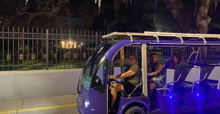 St. Augustine: Hauntings and Ghosts Guided Tour by Golf Cart - Booking Details