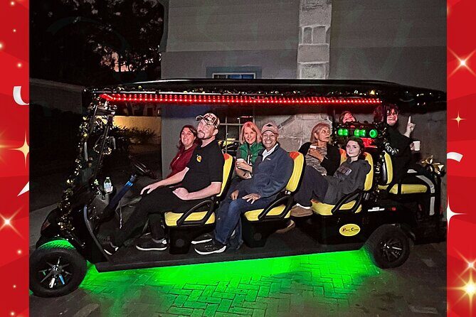 St Augustine Nights of Lights Tour on Premium Electric Cart - The Sum Up