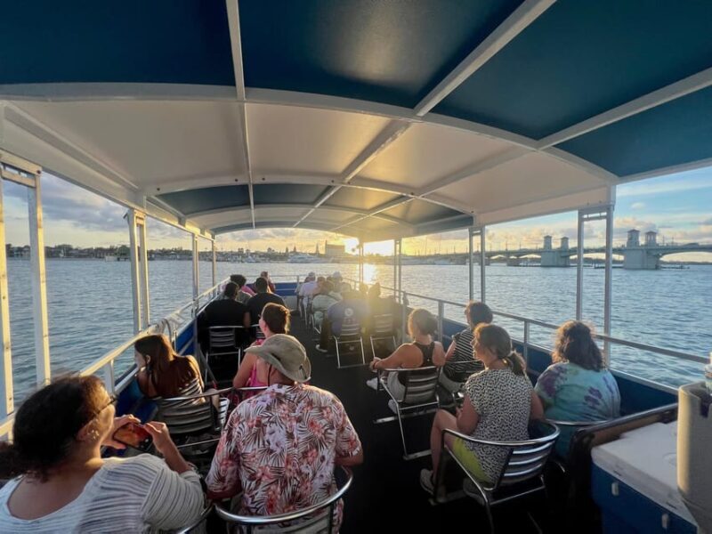 St. Augustine: Sunset Boat Tour with Dolphin Spotting - Good To Know