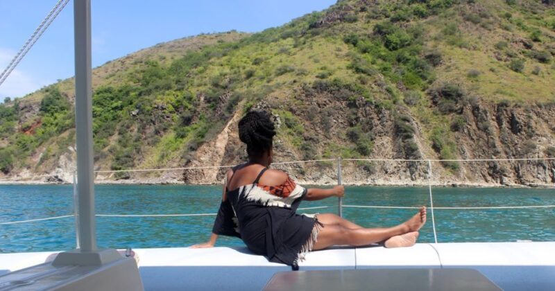 St. Kitts Full-Day Catamaran Cruise to Nevis - The Return Journey & Final Cheers