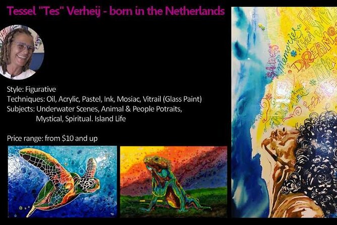 St.Martin - St.Maarten: Small Group, Visit Our Artists, Art Tour - Pickup Details
