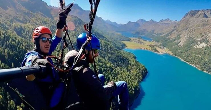 St. Moritz: Engadin Paragliding With Great Extras - Flight Experience