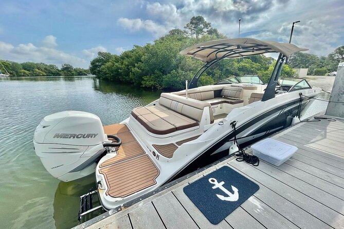 St. Petersburg Boat Cruise With Beach Stop  - St Petersburg - Barrier Island Beach Visit