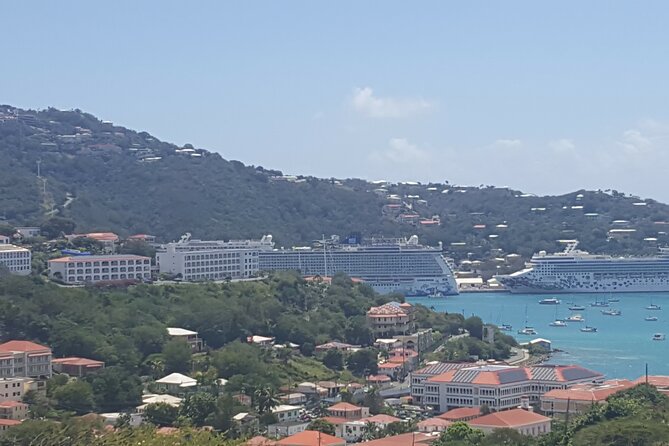 St Thomas Shore Excursion: Shopping, Sightseeing and Beach Tour - Safari Taxi Transportation and Mountain Top Visit