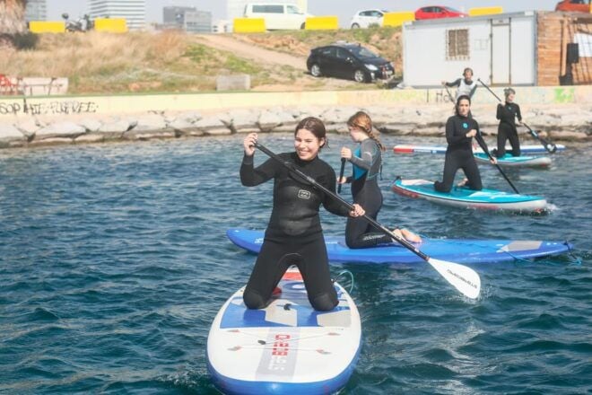 Stand up Paddle - Enjoy the Barcelona Skyline From the Sea. - Guided Instruction and Techniques