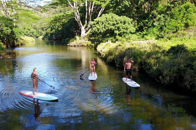 Stand Up Paddle Rental- Wailua River to Secret Falls - Getting Close to the Falls
