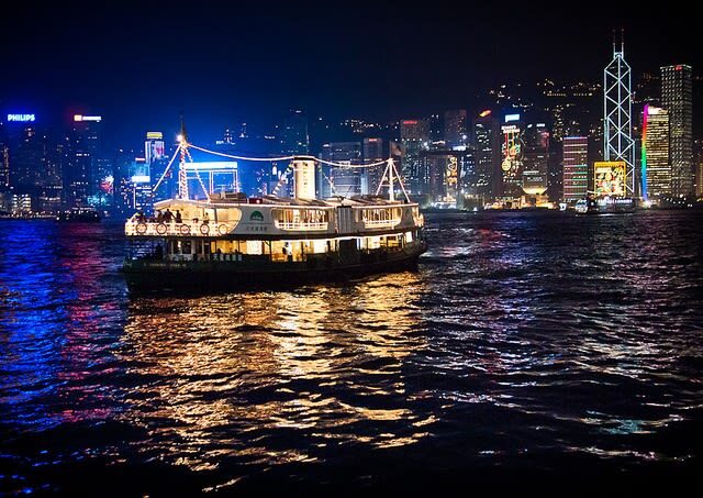 Star Ferry Harbour Tour - Shining Star/ World Star | National Day Fireworks Victoria Harbour Tour - Getting on board without a pier scramble