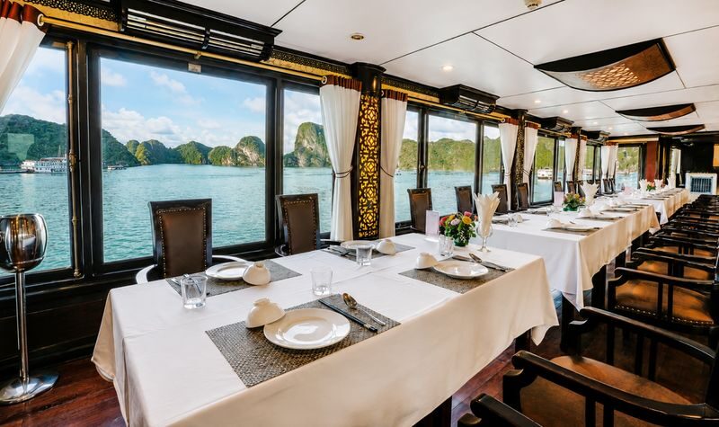 Starlight 2D1N Cruise: Ha Long Bay, Sung Sot, Ti Top - Sunset, dinner, and the night on board