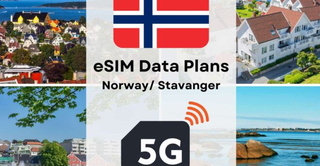 Stavanger : Esim Internet Data Plan for Norway 4g/5g - Enhanced Travel Experience in Stavanger