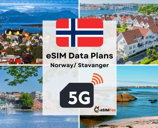 Stavanger : Esim Internet Data Plan for Norway 4g/5g - Inclusions and Security Features