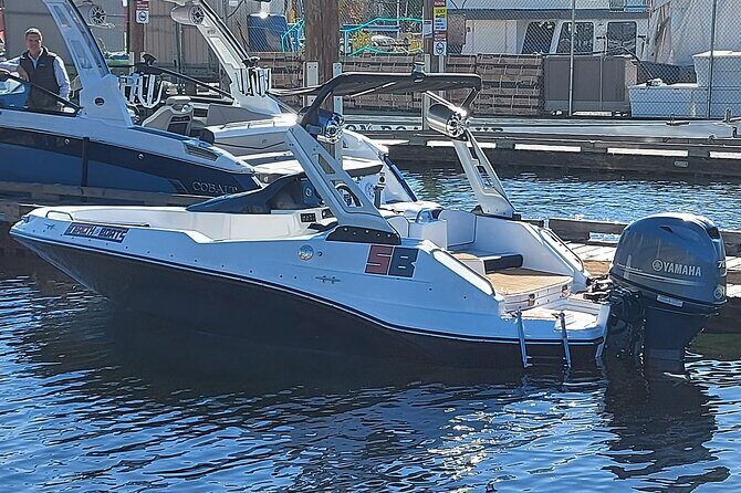 Stealth 4 Passenger Boat Rental - An Authentic Kelowna Water Experience