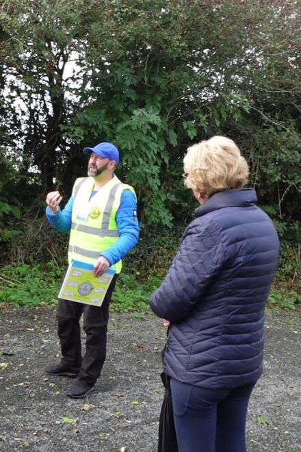 StepsBackThruTime KILMACTHOMAS Guided Walking Experience - Meeting Point and Arrival