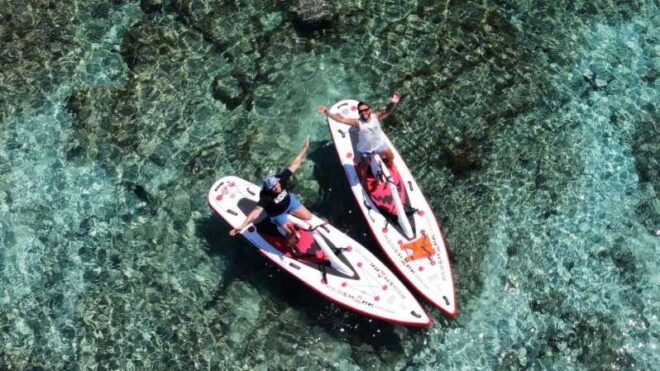 Stintino: Rent a Water Bike at La Pelosa - Exploring the Pelosa Sea
