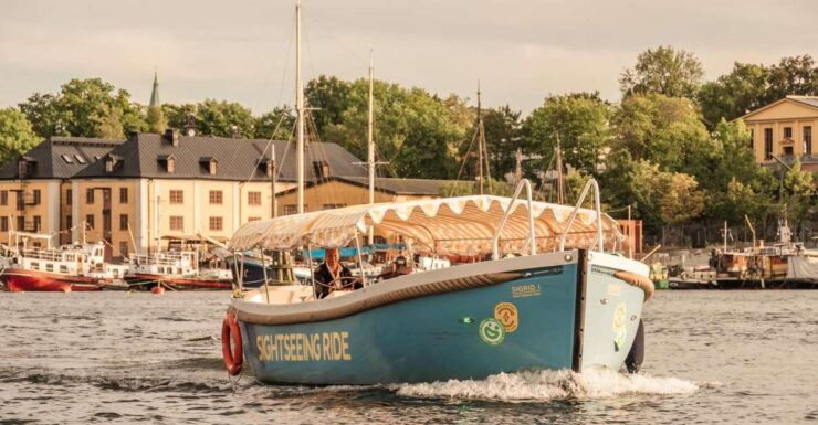 Stockholm: City Sightseeing Open Electric Boat Tour - Tour Highlights