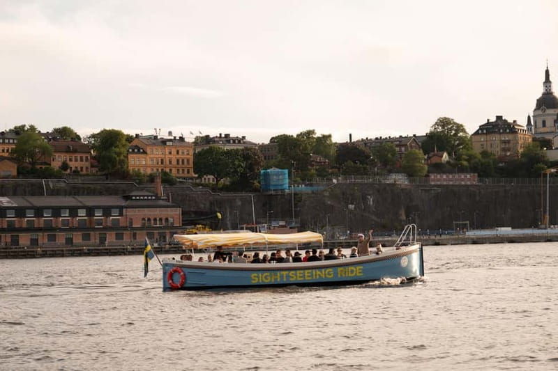Stockholm: Guided City Sightseeing Open Electric Boat Tour - Who Will Enjoy This Tour?