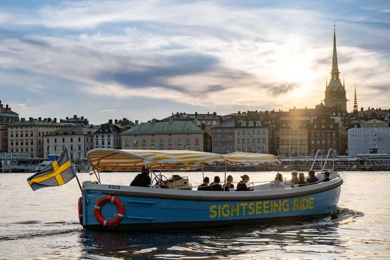 Stockholm: Guided City Sightseeing Open Electric Boat Tour - Practical Tips