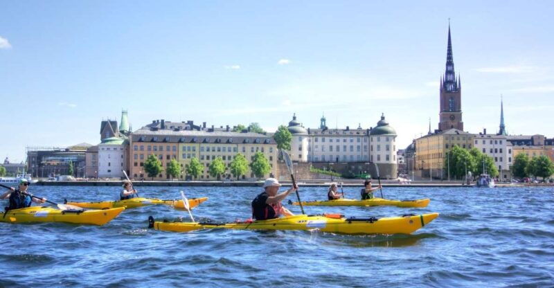 Stockholm: Guided Kayak City Tour & Optional Midsummer Meal - The Experience in Detail