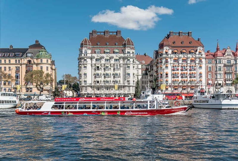 Stockholm: Royal Bridges & Canal Boat Tour with Audio Guide - What to Expect on the Tour