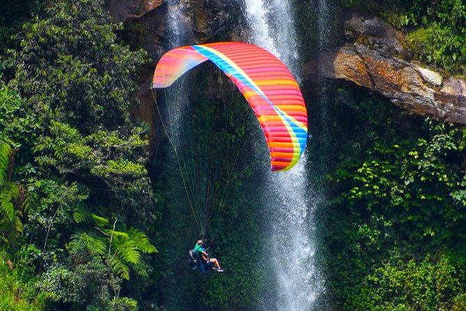 Stunning ATV 1.5hr Awesome PARAGLIDING Over Giant Waterfalls From MEDELLIN - Experience Inclusions