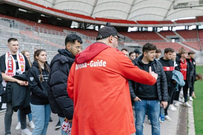 Stuttgart: VfB Fan-Tour at the MHPArena - Duration and Language