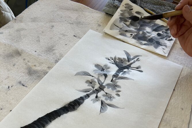 Suibokuga, Ink Painting Experience - Directions