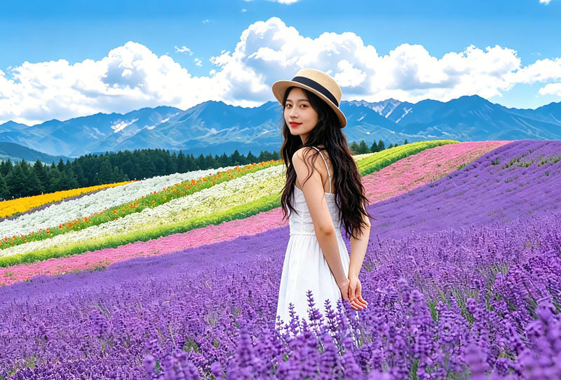 Summer Limited: Biei Furano Farm Tomita & Shikisai no Oka & Blue Pond & Waterfall Day Tour - A long Hokkaido day with a good mix of scenery