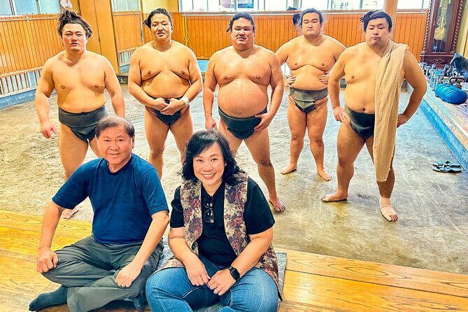 Sumo Practice Watch with a Specialist Reporter - Authentic Sumo Practice Tour with a Sumo Journalist Guide
