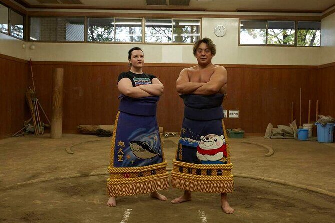 Sumo Training with Mawashi Wearing Photoshoot - Authenticity and Insider Insights
