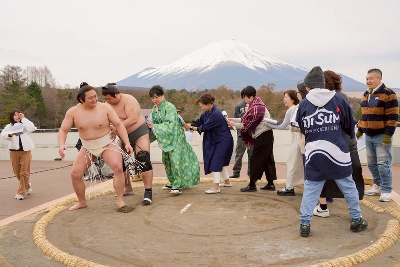 Sumo Wrestling Experience with Mt. Fuji View | Live Show at Yamanaka - How the Schedule and Arrival Work