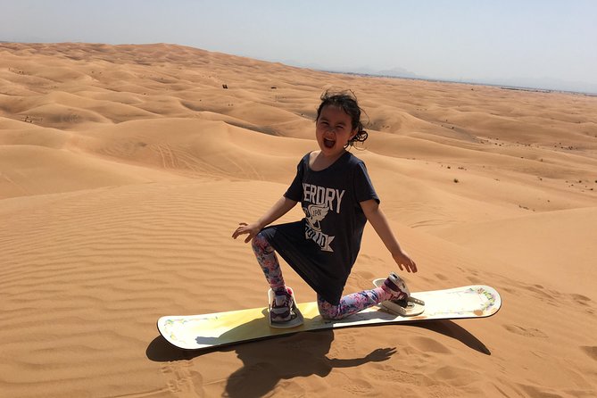 Sun Rise Desert Safari & Sandboarding (Private Vehicle) - Local Guides and Safety Measures