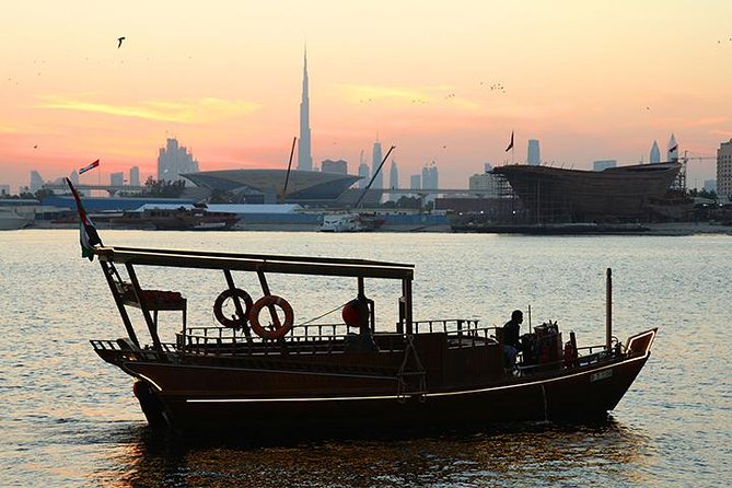 Sun Set Abra (Wooden Boat) Ride With Emirati High Tea - Overview