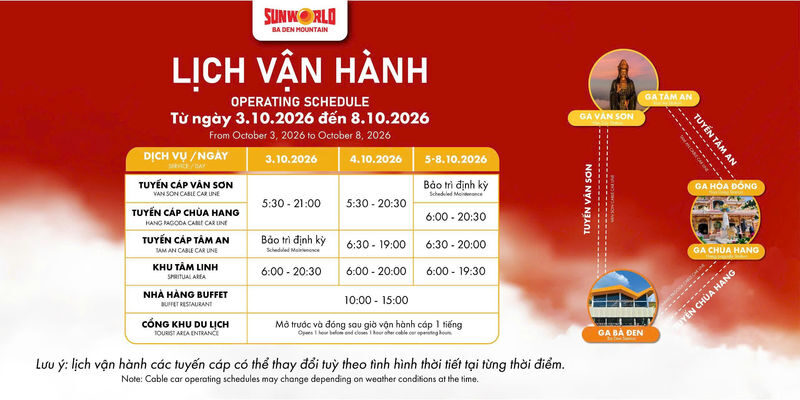 Sun World Ba Den Mountain Cable Car Ticket in Tay Ninh - What can go wrong, and how to make the day smoother