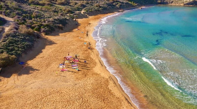 Sunday: Ghajn Tuffieha (Riviera) Beach Yoga Class - Location and Meeting Point