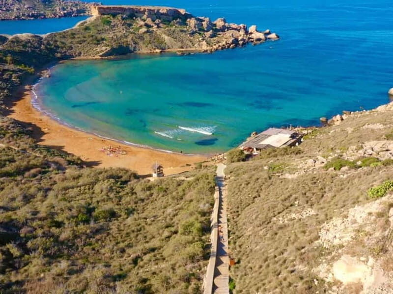 Sunday: Ghajn Tuffieha (Riviera) Beach Yoga Class - Post-Yoga Swimming and Relaxation