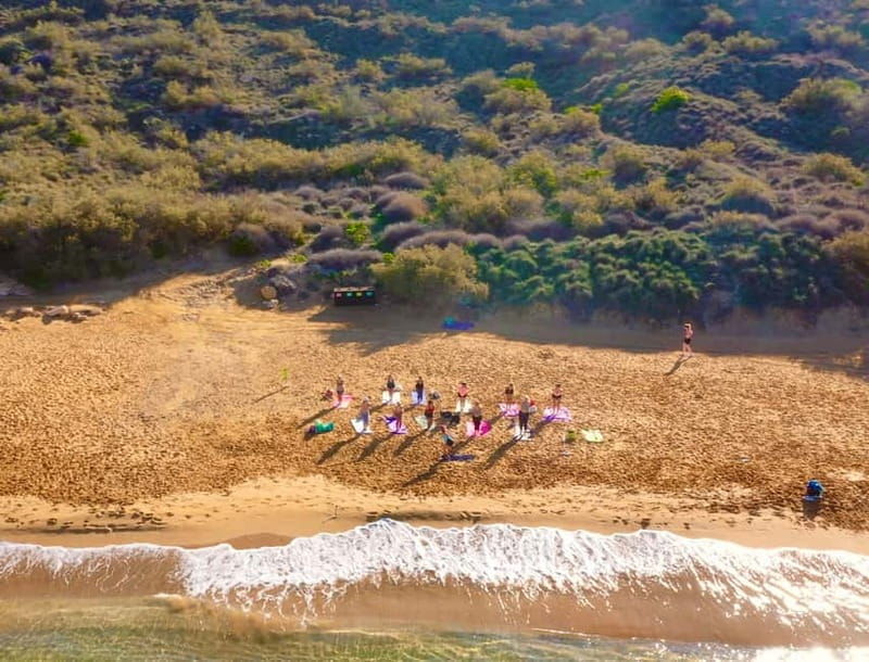 Sunday: Ghajn Tuffieha (Riviera) Beach Yoga Class - What the Yoga Entails