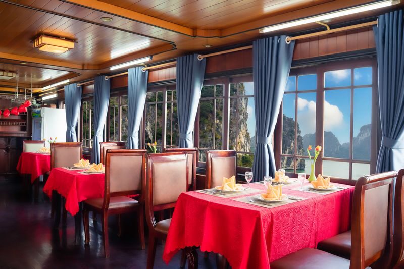 Sunlight Legend 2D1N Cruise: Ha Long Bay with Sung Sot & Ti Top - The cabin: private bathroom, practical comforts, and age showing