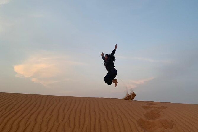 Sunrise Desert Safari Dune Bashing Camel Farm Visit - Pickup Information