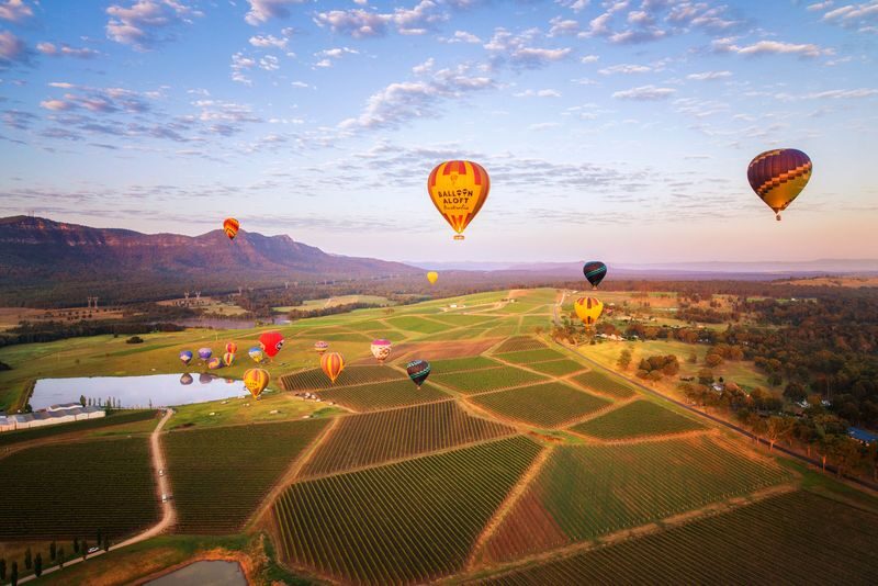 Sunrise hot air balloon with bubbly breakfast+photo in Hunter Valley - Bubbly breakfast at Peterson House