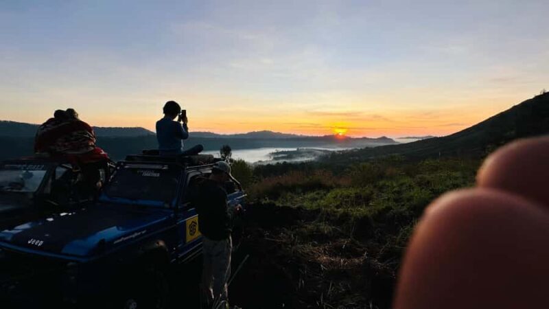 Sunrise Jeep Tour Mount Batur & Hot Spring (Private Tour) - Visiting the Black Lava and Local Farming