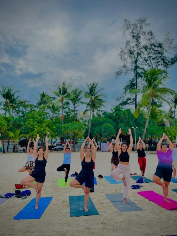 Sunrise Patong Beach Yoga in Phuket - Patong Beach before the day gets going